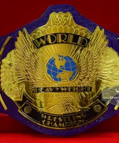 WWF Wrestling Ultimate Warrior Purple Winged Eagle Championship Belt4