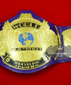 WWF Wrestling Ultimate Warrior Purple Winged Eagle Championship Belt5