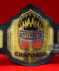 Gold Plate Zack Ryder Internet Championship Belt