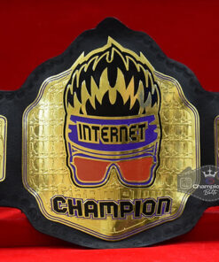 Gold Plate Zack Ryder Internet Championship Belt