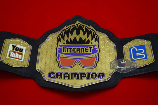 Gold Plate Zack Ryder Internet Championship Belt