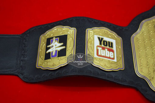 Gold Plate Zack Ryder Internet Championship Belt