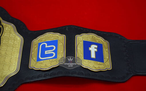 Gold Plate Zack Ryder Internet Championship Belt