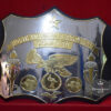 Old School World American Wrestling Championship Belt