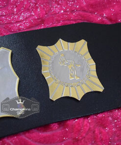 Old School World American Wrestling Championship Belt